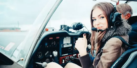 Політ на літаку K-10 