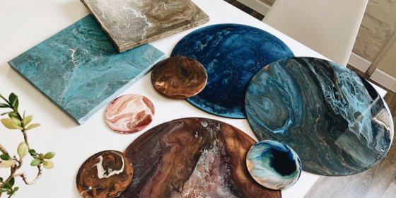 Майстер-клас у техніці флюїд-арт